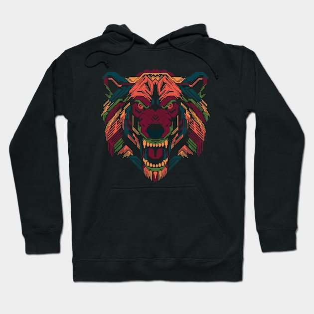 Wolf roar Hoodie by Tuye Project